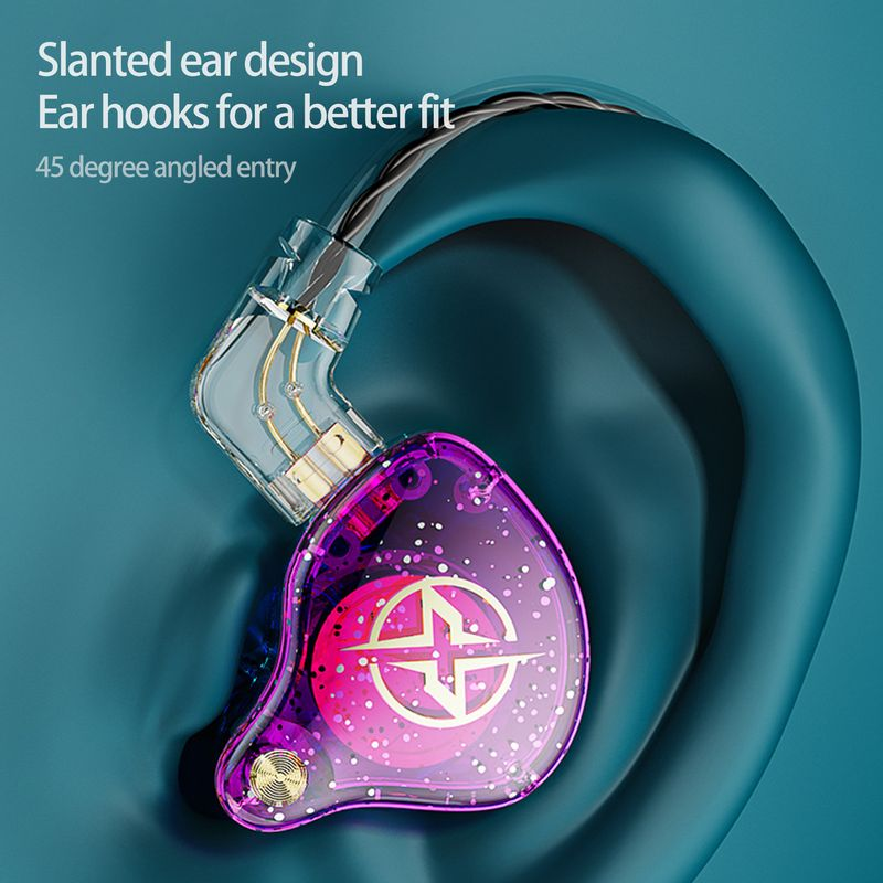 Headphone Dynamic Coil HiFi Waterproof Stereo Sound 3.5mm In-ear Wired Headset Phone Accessories_voghion.com