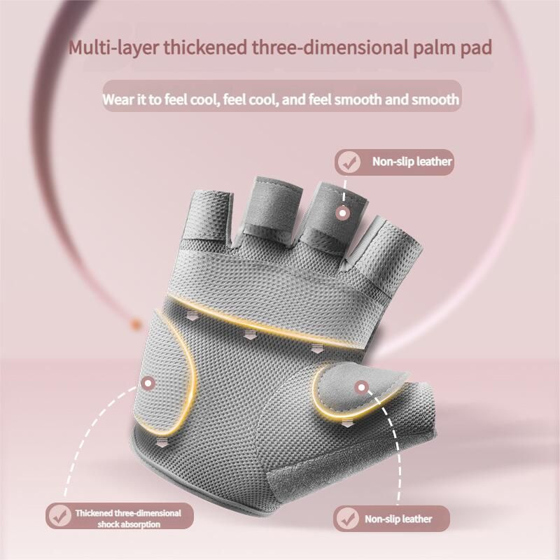 Gants demi-doigts fins pour homme, pour le fitness, l'extérieur, la pêche, l'escalade, le cyclisme, antidérapants, respirants, résistants au soleil, mi-longs, pour femme_voghion.com