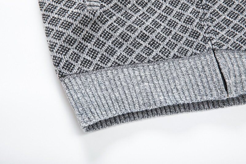 Giacca da baseball foderata in pile da uomo - Maglione pullover caldo ed elegante con collo alto (grigio chiaro, grigio scuro, nero, bordeaux, blu navy)_voghion.com