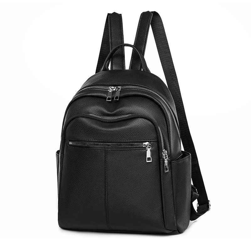 Spring 2024 Urban Simplicity PU Leisure Travel Women's Backpack_voghion.com
