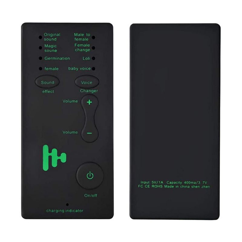 Rondaful Mini Portable Changer Modulator With Adjustable Voice Functions Phone Computer Sound Card Microphones_voghion.com