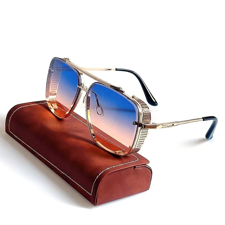 Mode Vintage Steampunk Männer Punk Übergroße Sonnenbrille Frauen Trendy Retro Quadrat Gafas De Sol Hombre Lunette Soleil Femme_voghion.com