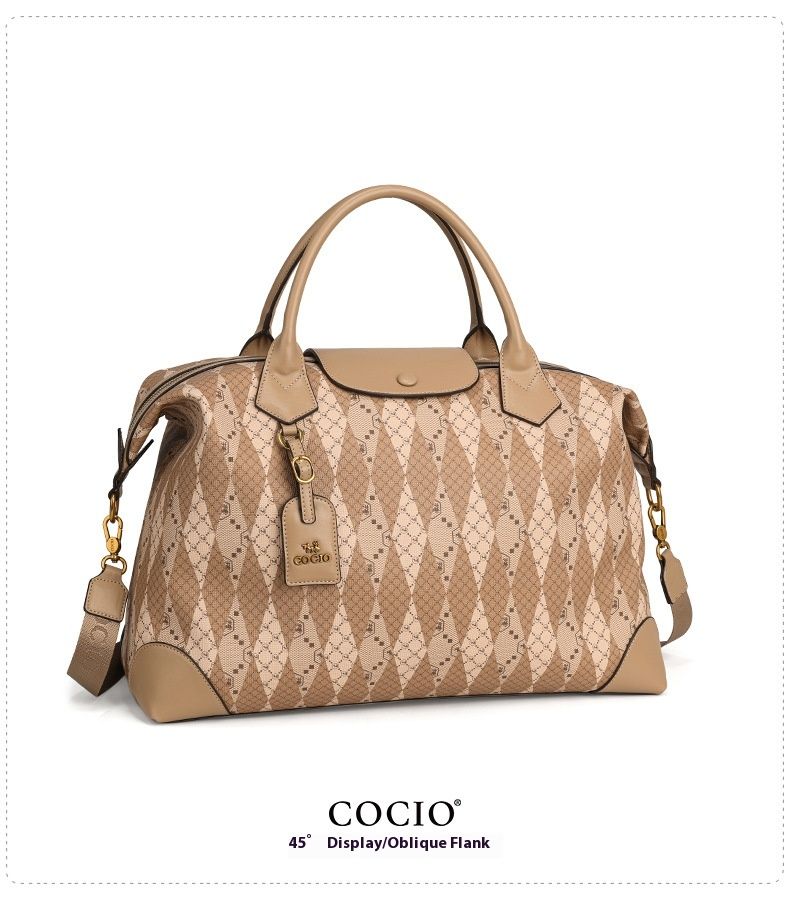 KingTo Large Travel Duffle Bag Trendy Weekender Overnight Bag For Women - Carry On Tote For Gym, Luggage, Sports Outdoors_voghion.com