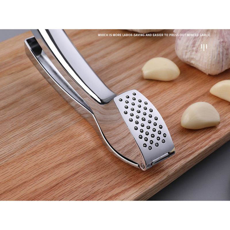 Yeni Paslanmaz Çelik Renkli Pres Büyük Manuel Sarımsak Ezme Seti Mutfak Aleti_voghion.com