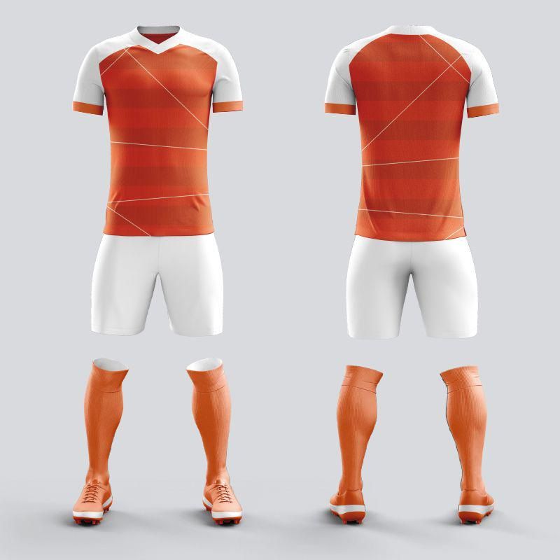 2024 Ganzkörper-Fußballanzug-Set Herren-Wettbewerbsdorf Super-Trainingsteam-Uniform für Erwachsene mit kurzen Ärmeln_voghion.com