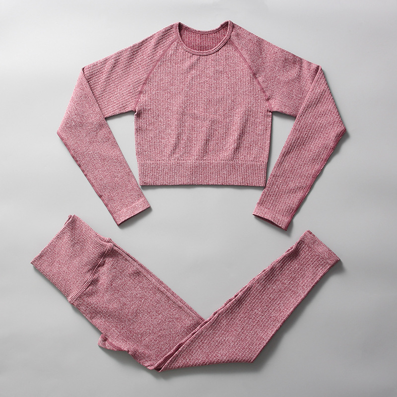 Κοστούμι γιόγκα νέα ελαστικά στενά αθλητικά αθλητικά ενδύματα γυμναστικής ανύψωσης ισχίου για γυναίκες_voghion.com