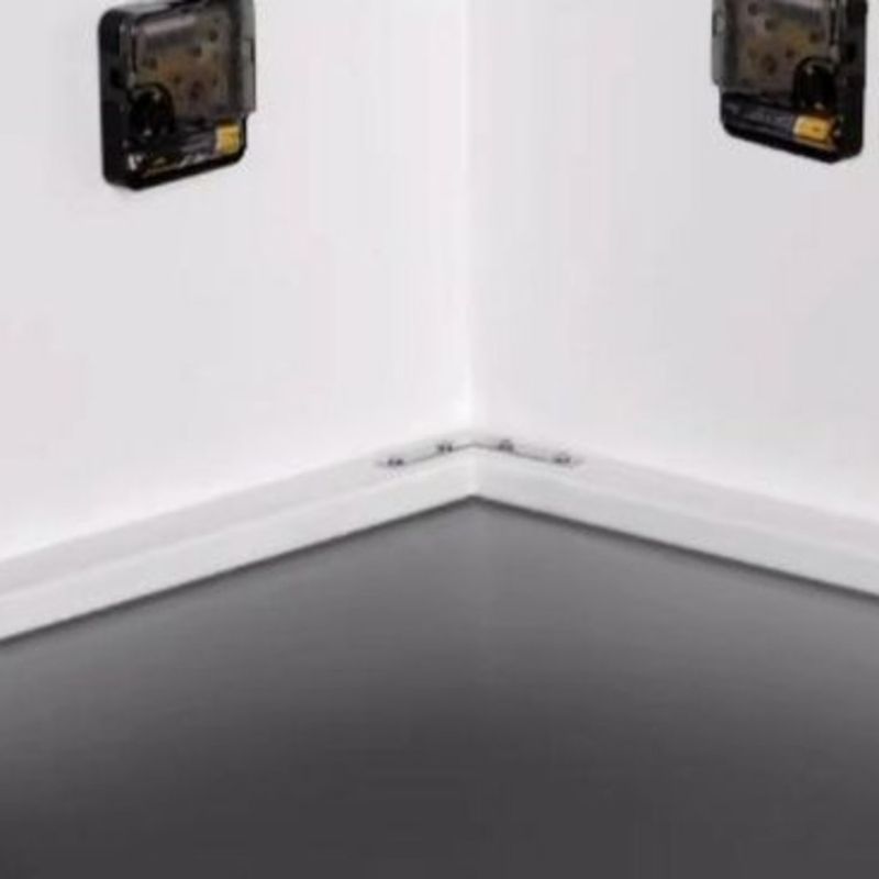 Abstrakte minimalistische Wohnzimmer Home doppelseitige Ecke ohne Bohren LED Wanduhr Wandmontage_voghion.com