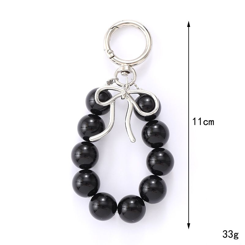 INS Korean Jewelry New Pearl Chain Phone Car Keychain Pendant Fashion Versatile Bag Decoration Ornament_voghion.com