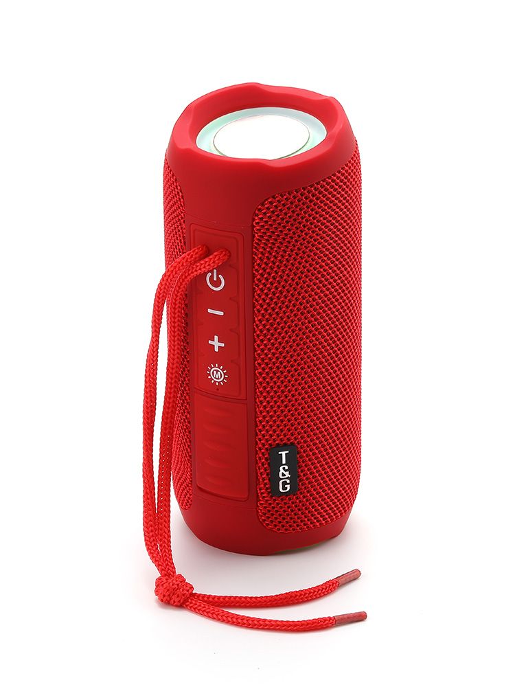 227 Waterproof With Lamp Outdoor Portable Upright Wireless Compatible Speaker Player Supports USB/ TF/ FM Radio Music_voghion.com