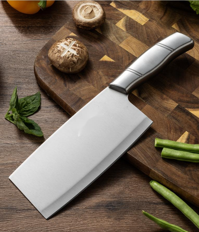 Stainless Steel Hollow Handle 8-Piece Kitchen Household Chef Meat Cutting Vegetable Fruit Multi-Purpose Knife Set_voghion.com