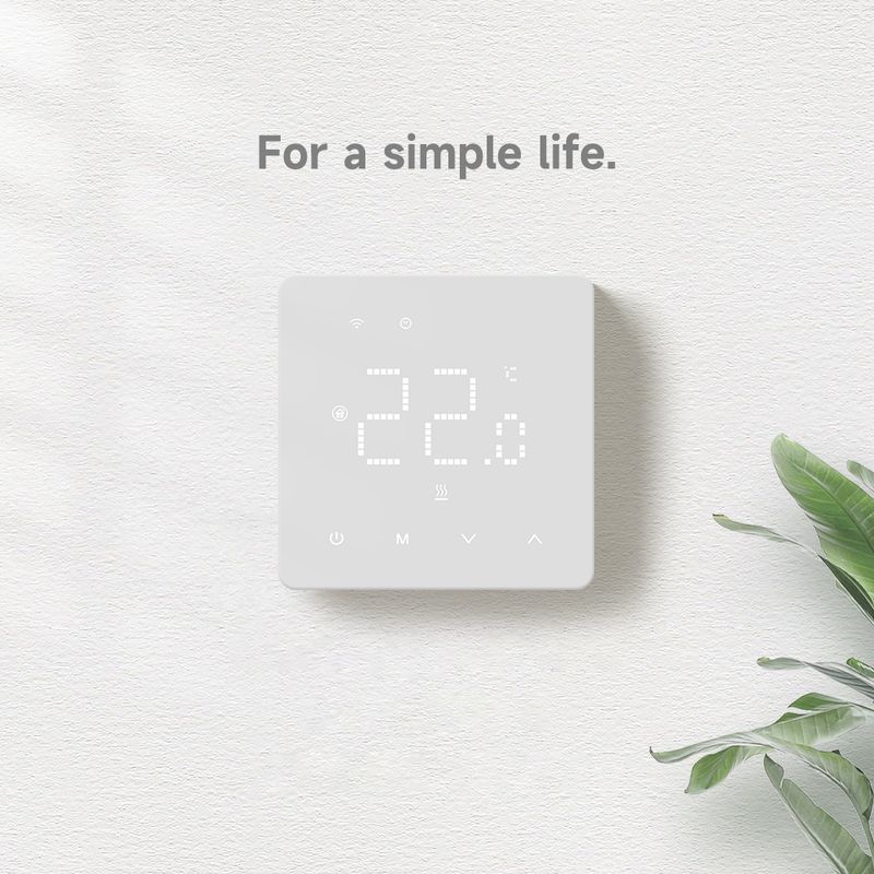 New Tuya Zigbee Thermostat Electric or Heating Smart Temperature Controller For Gas Boiler works with Alexa Google Home_voghion.com
