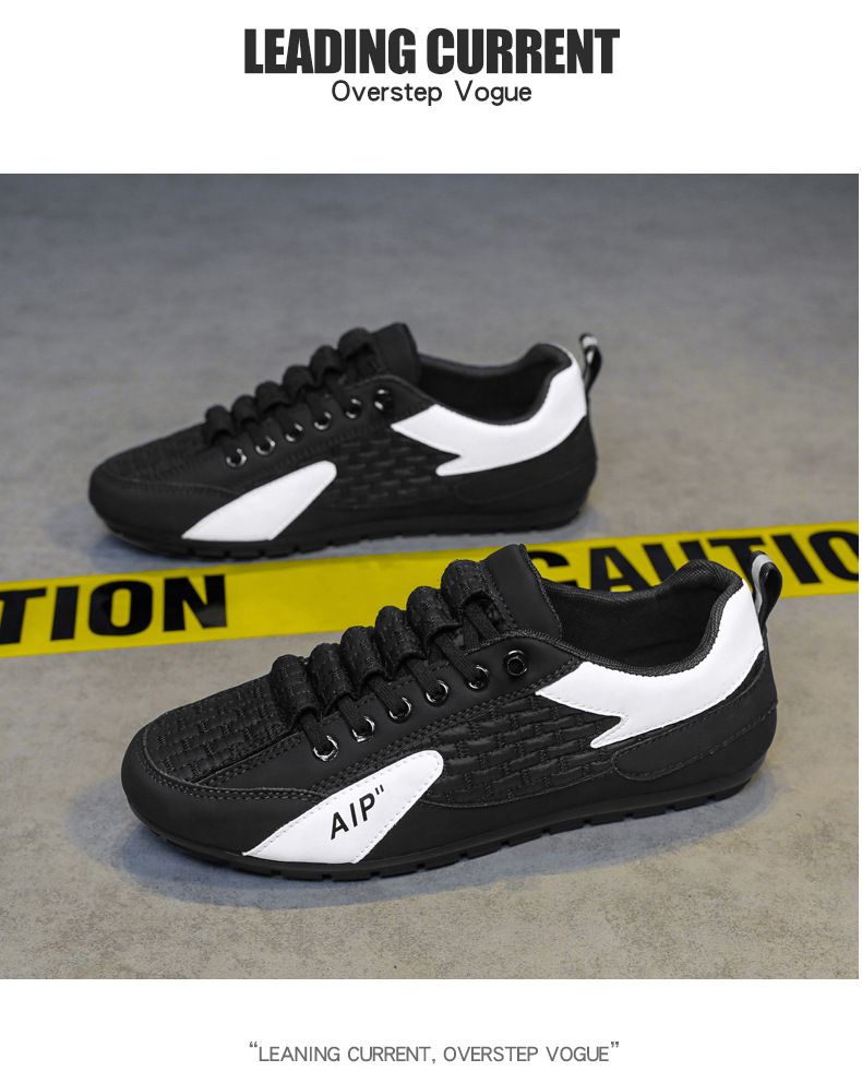 Glide Spring New Slip-On Sports Casual Soft Sole Work Safety Shoes Men's Loafers_voghion.com