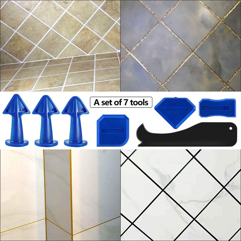 25-Piece Caulking Tool Kit With Adjustable Nozzle & Scrapers – Professional Sealant Applicator For Doors, Windows & Home Repairs_voghion.com