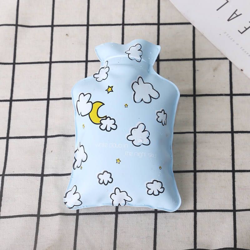 Bolsa de água quente de PVC de alta densidade pequena mini bolsa de água quente de injeção de água bolsa de água quente de desenho animado aquecedor de mão bolsa de água quente logotipo local_voghion.com
