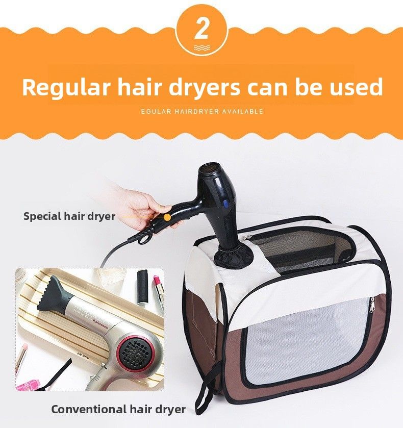 Pet Drying Box, Small And Convenient For Blowing Hair, Household Drying Hot Air Circulation Room, Special For Small Cats And Dogs_voghion.com