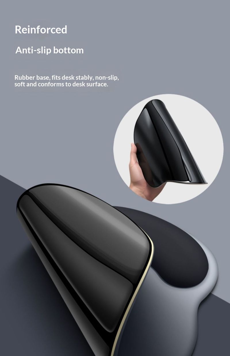 NeoGear Tastaturablage aus Memory-Schaumstoff, Mauspad, Handgelenkauflage für Damen und Herren, Anti-Ermüdung_voghion.com