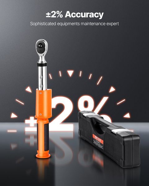 Digital Torque Wrench 3/8 Inch Drive 0-99.57 Lbf-ft / 0-135 N.m 72-Tooth LED_voghion.com