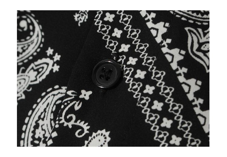 Cardigan largo in chiffon a maniche corte con motivo Paisley_voghion.com