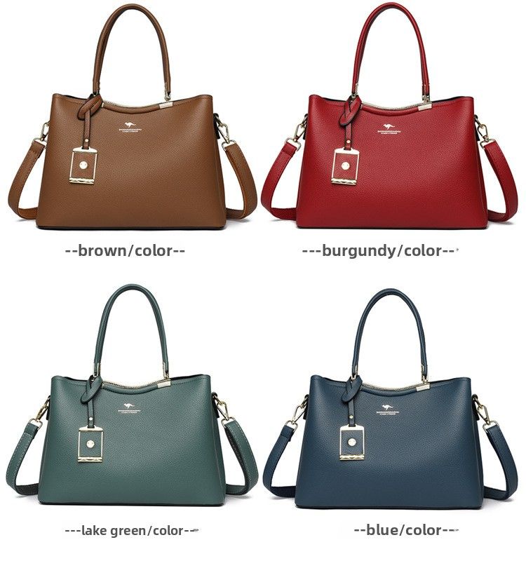 Borsa a mano da donna, elegante, a tracolla, per pendolari, per mamme di mezza età_voghion.com