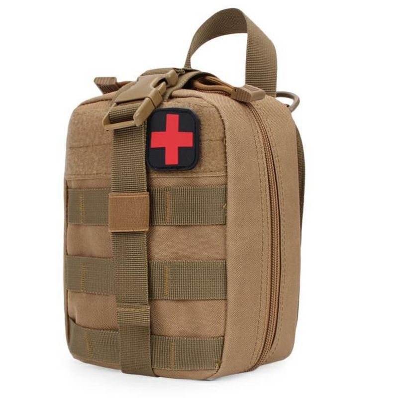 Medizinisches Zubehör Taktische Taille Camouflage Multifunktions-Überlebenstasche für Outdoor-Wanderungen_voghion.com