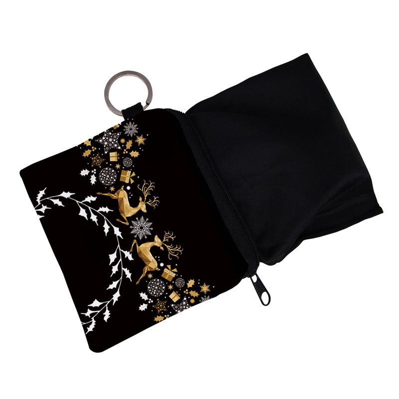 Explosive Mandala Pattern Coin Purse Water-repellent Storage Small Bag Portable Personalized Card Case Key Case_voghion.com