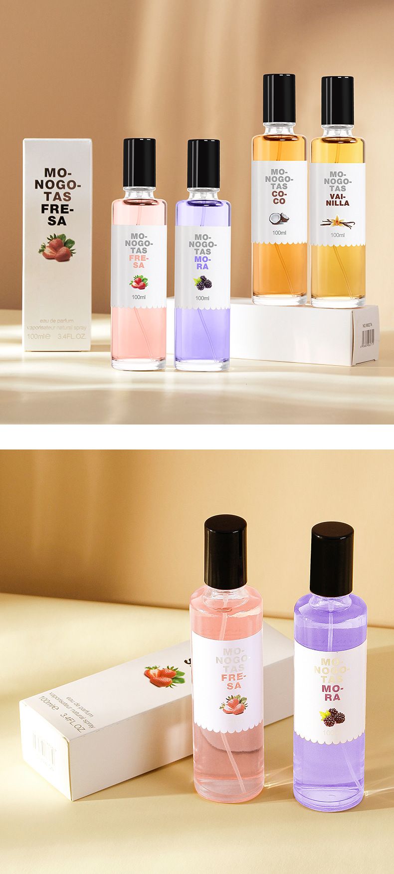2024 Neie Parfum Cross Border Hot Sale Fruit Fresh Parfum Dammen Persistent Duft Parfum_voghion.com