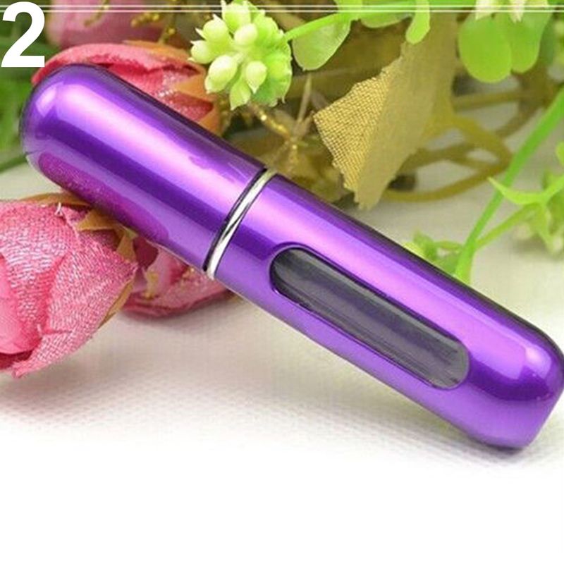 Mini atomizador de Perfume recargable de 5 ml, botella de bomba vacía con pulverizador portátil de viaje_voghion.com