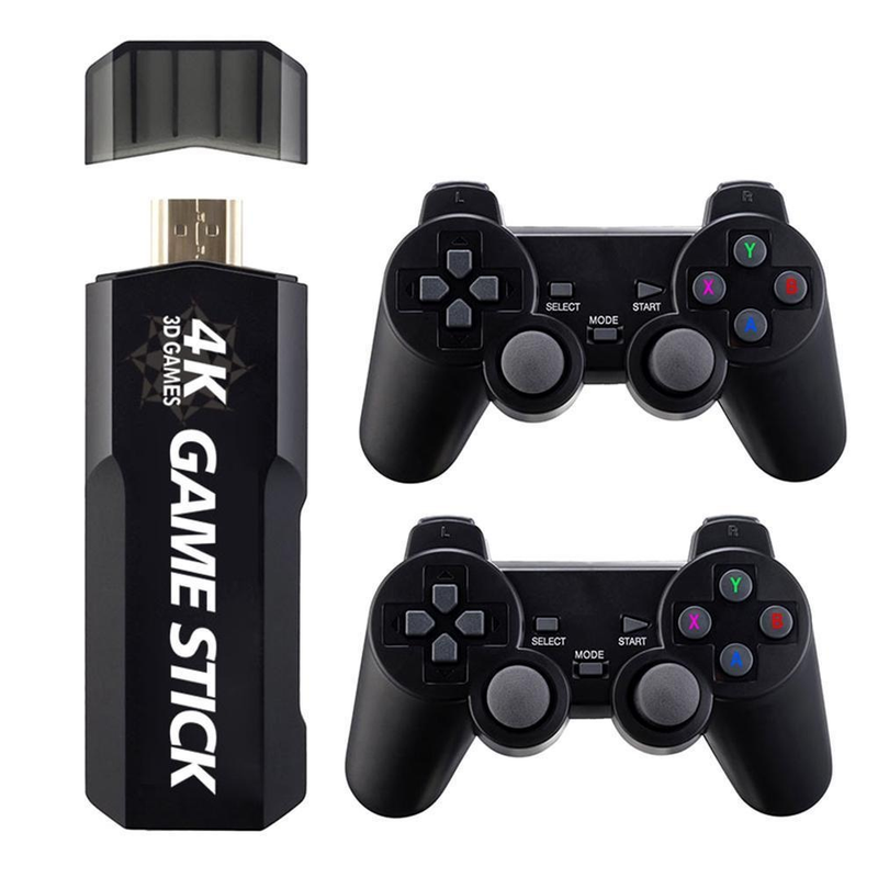 GD10 Game Stick Ενσωματωμένο 40000 παιχνίδια 128GB/64GB/32GB 2.4G Ασύρματο χειριστήριο HD Retro Κονσόλα παιχνιδιών βίντεο 4k HD Κονσόλα παιχνιδιών βίντεο_voghion.com