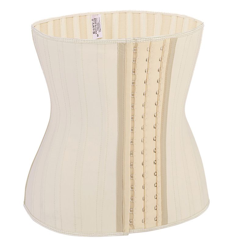 cintura addominale fitness modellante in gomma di vendita calda corsetto con cintura in lattice opaco lucido a 25 ossa_voghion.com