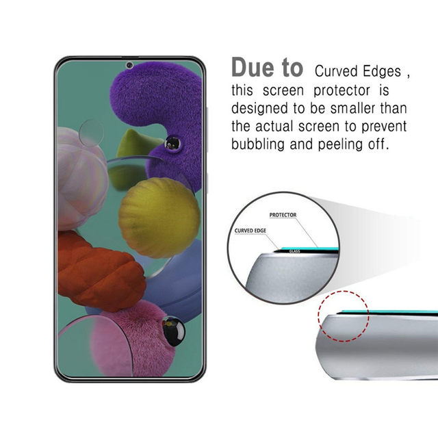 3 Stk Privacy Hærdet Glas Til Samsung Galaxy A91 A71 A72 A51 A52 A31 A21s Privat Skærmbeskytter Til A90 A70 A30 A50 S Anti-Spy_voghion.com