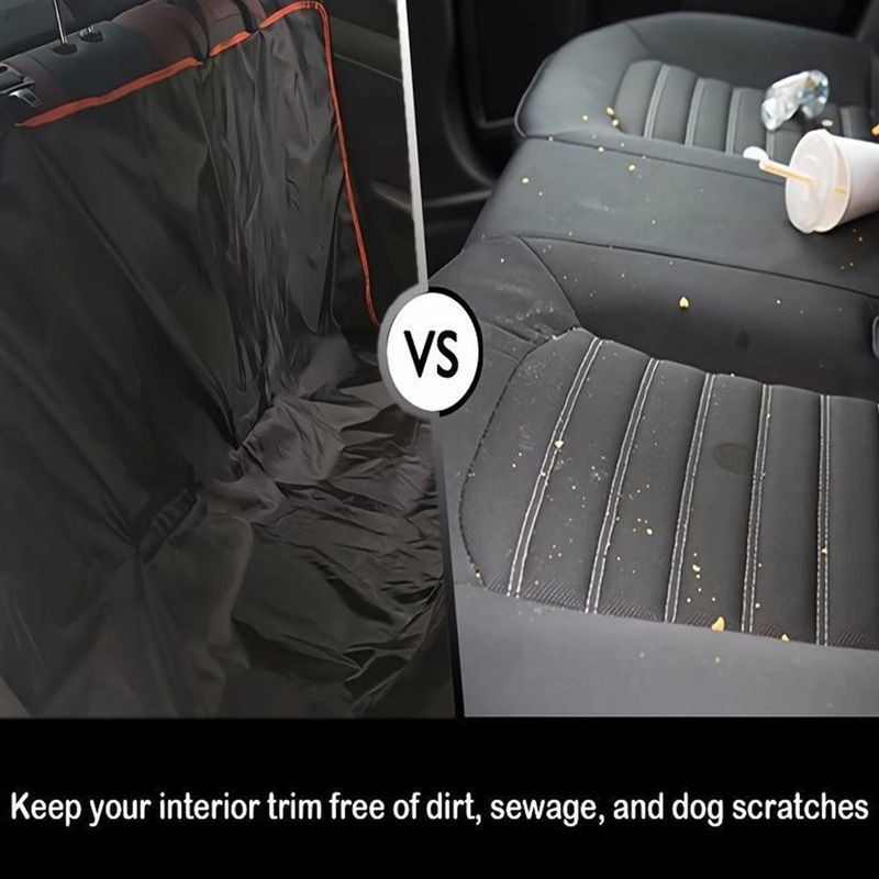 Hundeabdeckung Rücksitz Haustiermatte Anti-Schmutz Anti-Kratzfest Universal für Autos LKW SUV Autozubehör_voghion.com