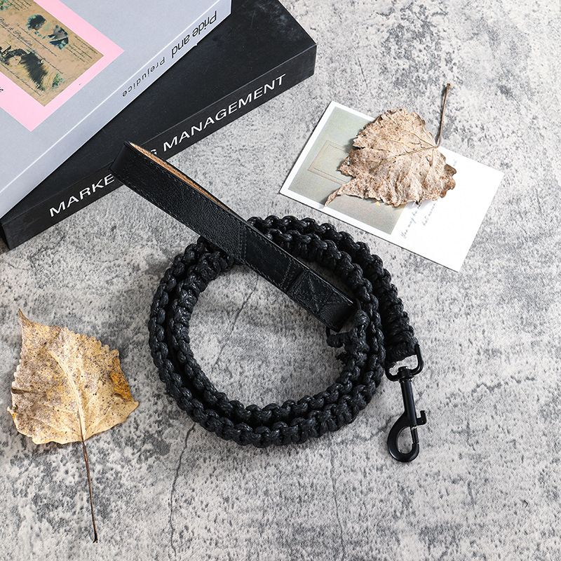 Pet Wax PU Leash For Large Medium Small Dogs Walking Rope Dog Chain Hot Sale_voghion.com