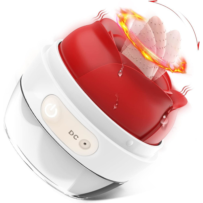 Vibrador 3 en 1 para lamer y vibrar pezones con calefacción, estimulador de clítoris, realista, para lamer y lengua, para mujeres_voghion.com