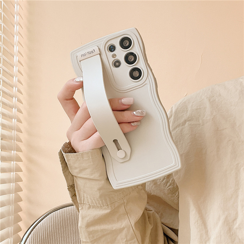 Wrist Strap Wave Soft Liquid Silicone Case for Samsung Galaxy M30S M21 A51 A71 A21S J2 J3 J4 J5 J6 J7 Prime Pro Protective Cover_voghion.com