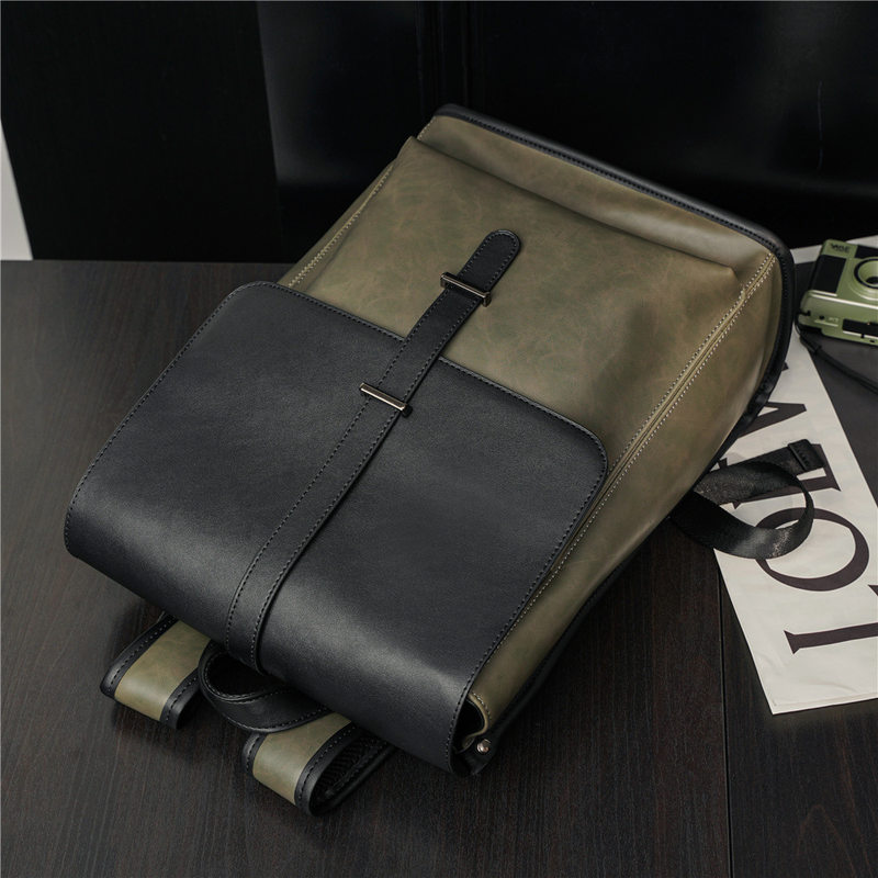 2025 Men's Stylish Backpack - Waterproof 14-17" Laptop Bag, Large Anti-Theft Daypack For College, Gym, Work, Smooth Zipper, Black_voghion.com