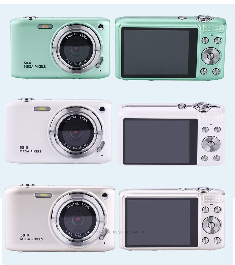 Telecamera digitale CCD HD portatile da 2,88 pollici multicolore per studenti di livello base_voghion.com