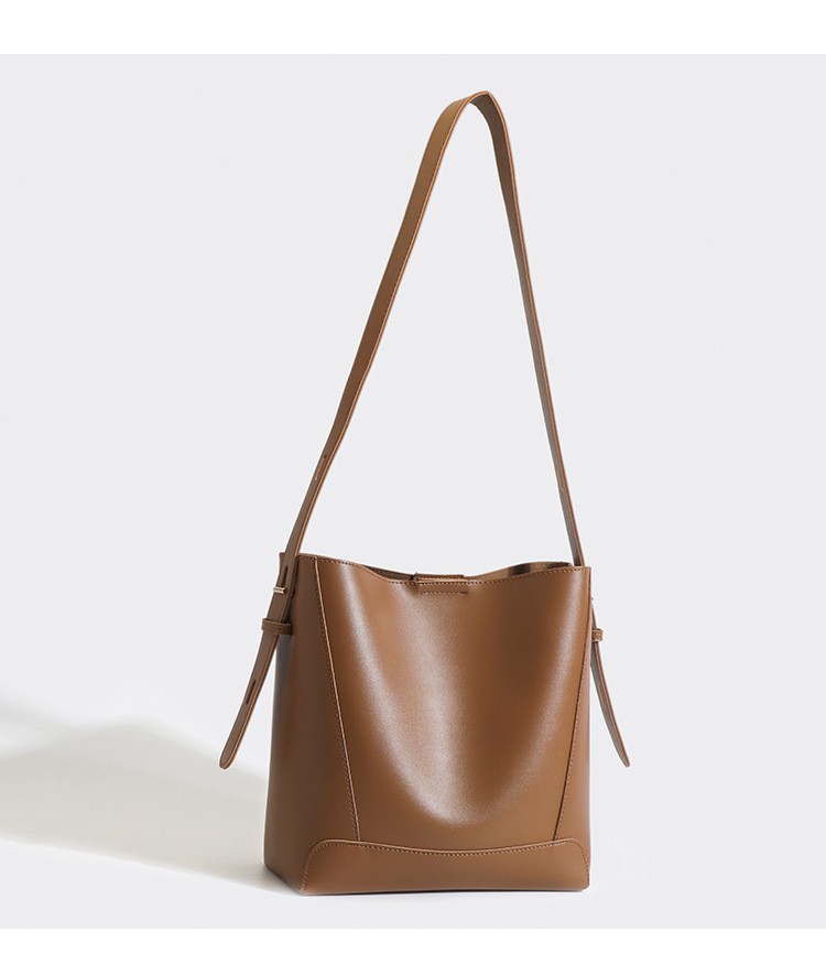 Fashion Bucket Bag Women's Large Capacity Shoulder Underarm Bag Crossbody Bag Commuter Tote Bag_voghion.com