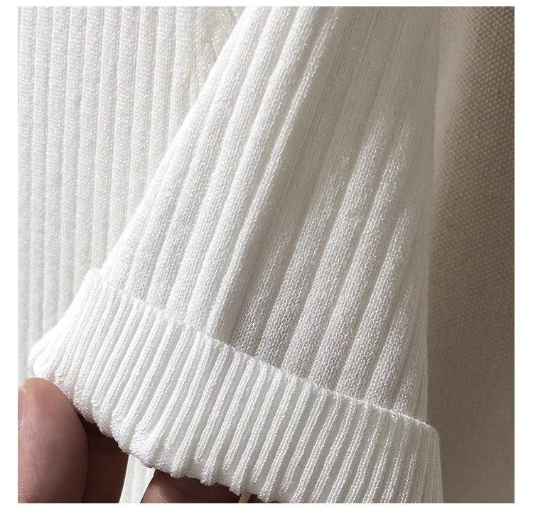 Herrenbekleidung Gestreiftes, kontrastfarbenes, kurzärmliges Poloshirt aus Strick für Herren, neue Sommerkleidung, hochwertiges, lässiges, atmungsaktives Revers-T-Shirt_voghion.com