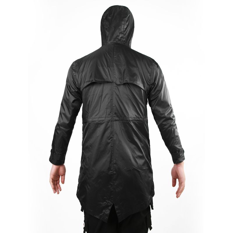 Neutraler regenabweisender Fahrradregenmantel für Damen und Herren, tragbarer Mountainbike-Regenmantel, lange Version_voghion.com
