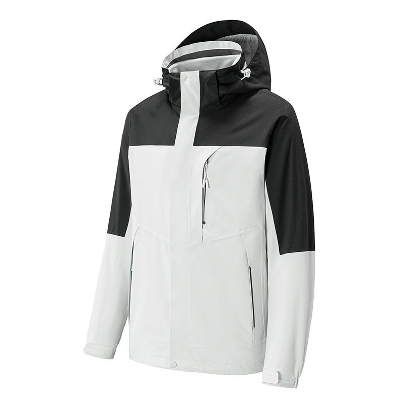 Men's Women's Three-in-One Fleece-Lined Thickened Warm Windproof Ski Jacket For Autumn And Winter, Customizable_voghion.com