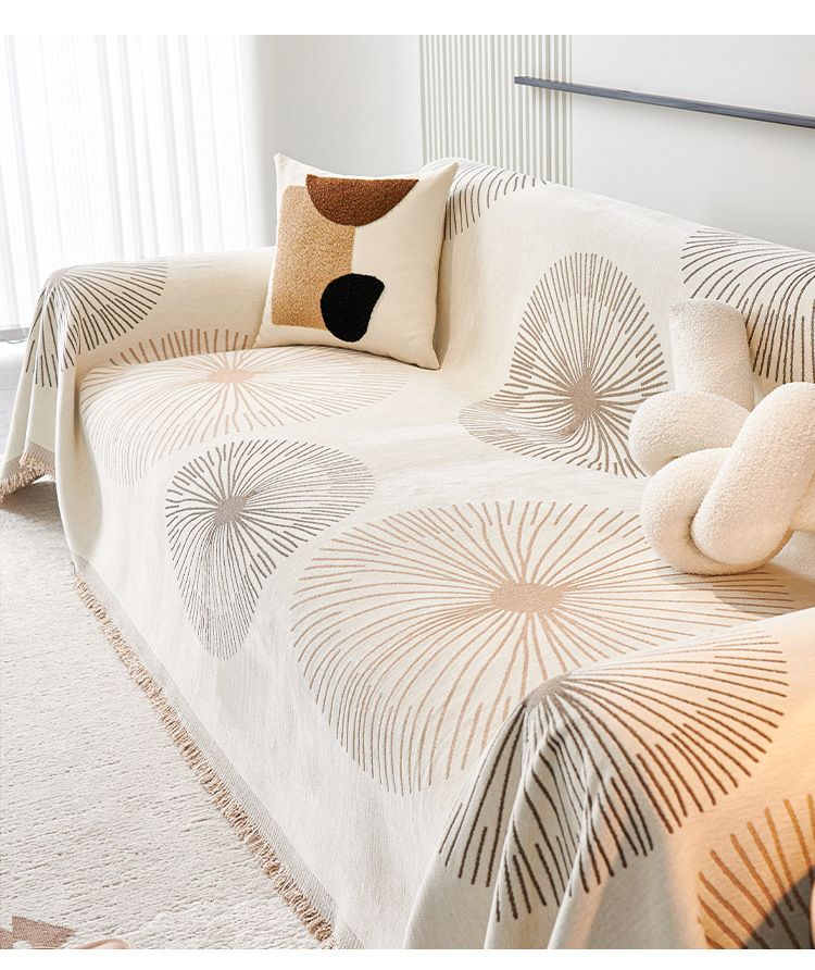 Sofa Throw Blanket - All-Season Universal Cover With Non-Slip Backing (Elegant Design Soft & Cozy Machine Washable)_voghion.com