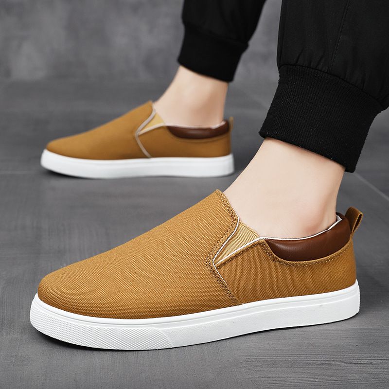 Canvas Summer New One Foot Cloth Casual Work Men's Trendy Shoes_voghion.com