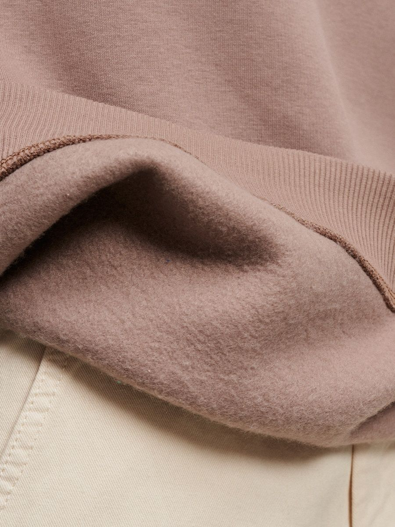 Robe femme col rond sweat à capuche ample femme_voghion.com