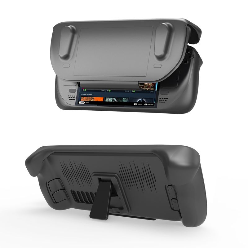 Steam Deck-Zubehör Steam Deck All-Inclusive-Schutzhülle, ultradünn, abnehmbare Abdeckung, sturz- und staubdicht, mit Halterung_voghion.com