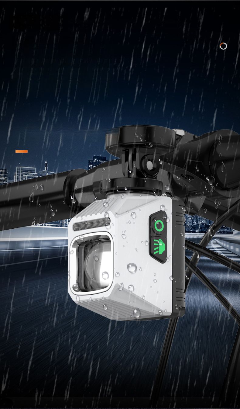 Wireless Remote Control Bicycle Front Road Bike Brightness High Lumen Waterproof Night Riding Light Cycling Lighting_voghion.com