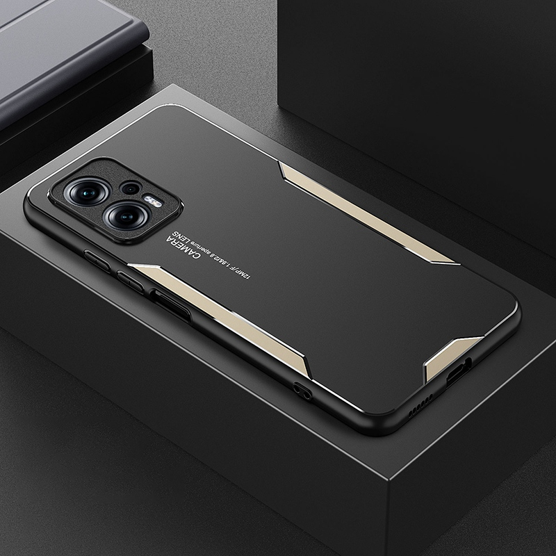 Aluminum Metal Case For Xiaomi Poco F4 X4 GT X4 NFC Silicone Matte Cover Full Protection Phone Case For Poco M4 Pro 5G C_voghion.com