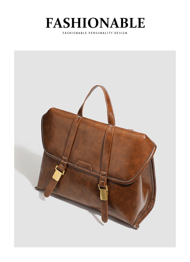 Zaino da donna versatile di alta qualità, portatile, casual, retrò, per autunno e inverno, per studenti._voghion.com