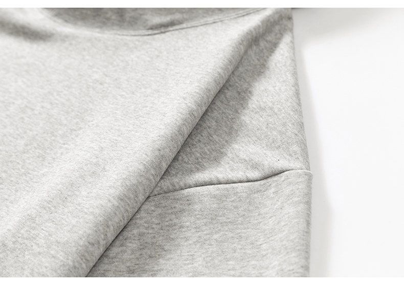 Męska bluza z kapturem oversize – modna bluza z kapturem w stylu ulicznym, z obniżonymi ramionami, podszewka z grubego polaru, niezbędny element garderoby ulicznej (czarna)_voghion.com