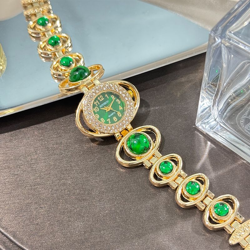 Orologio da donna alla moda, digitale, di lusso, con pietra, semplice, con decorazione a forma di nebulosa, per lavoro quotidiano, compleanno, anniversario, regalo di San Valentino_voghion.com