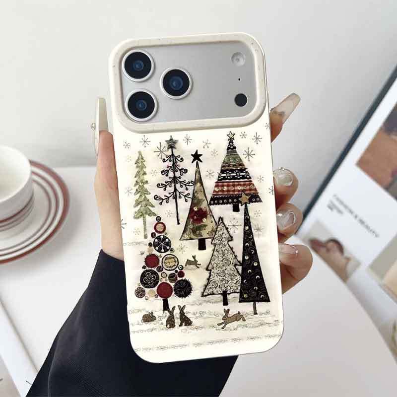 QFV50704555550<=3 Elementi artistici Albero di Natale 17 Pro Max Custodia per telefono 16 Semplice 15 Cartone animato alla moda /15/16_voghion.com